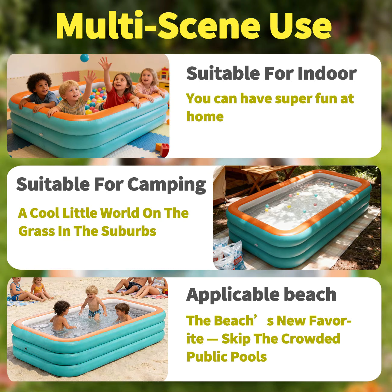 Piscine Gonflable Familiale XXL