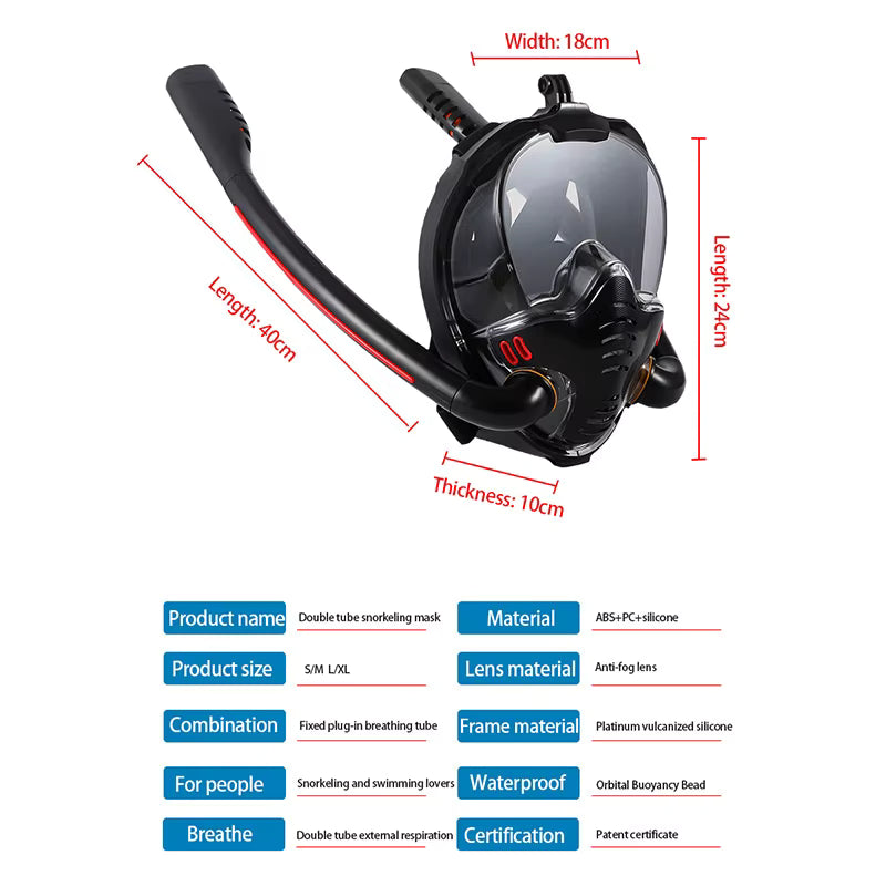 Masque de Plongée Snorkeling